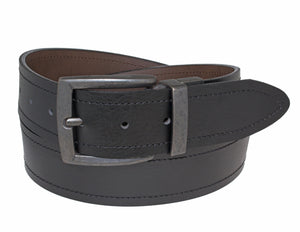 40mm Sewn Reversible w/A. Black Harness buckle