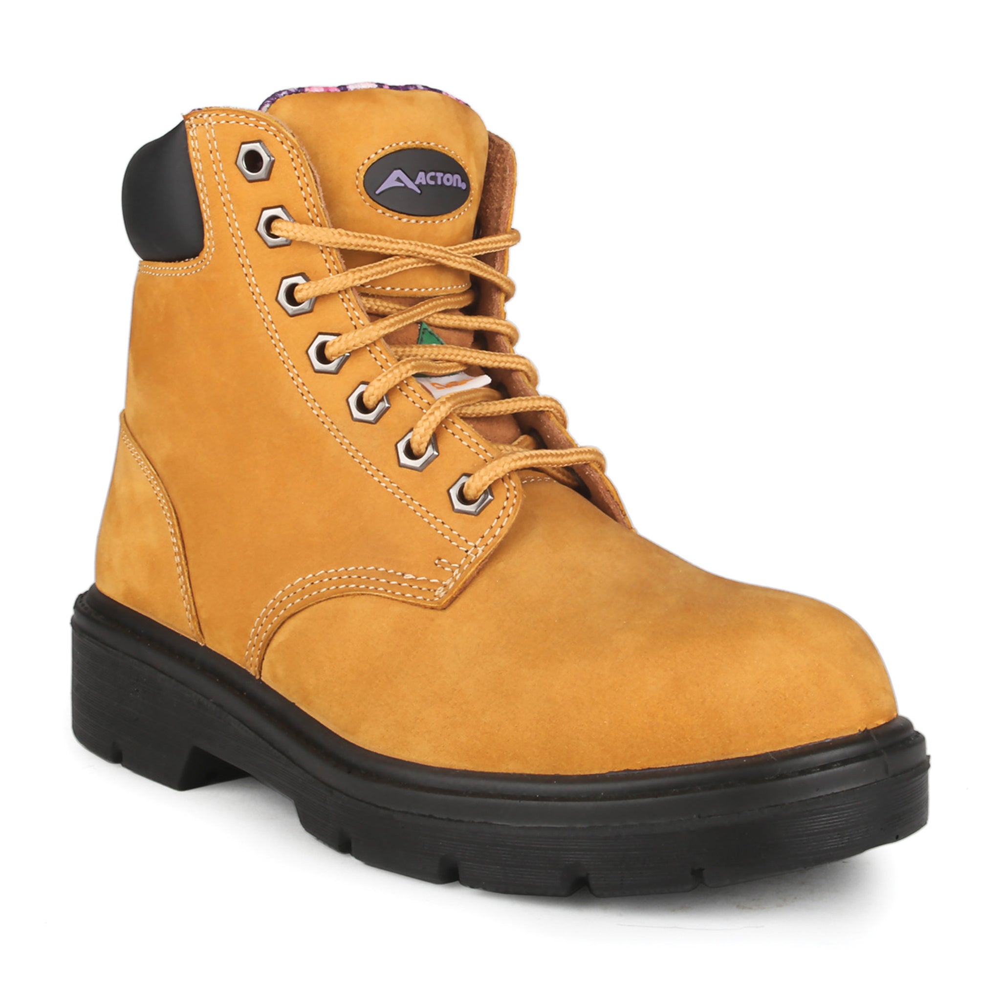 Acton ProLady 9233-12 Women's 5" Lightweight  Steel Toe Work Boot - tan