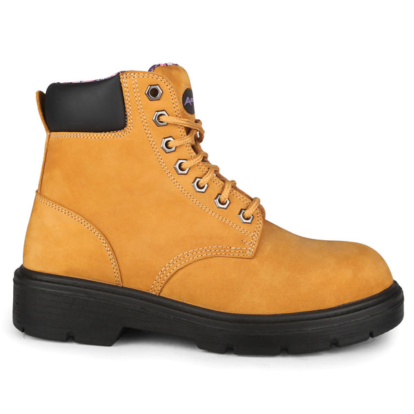 Acton ProLady 9233-12 Women's 5" Lightweight  Steel Toe Work Boot - tan