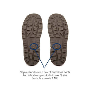 Blundstone 169 Unisex Slip-on Steel Toe Work & Safety Boot with Rubber Toe Cap - Saddle Brown