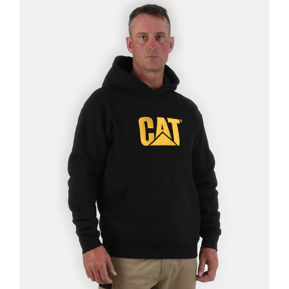CAT Trademark Men's Hooded Work Sweater Black W10646