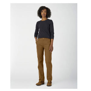 Dickies Stretch Duck Women's Carpenter Work Pant FD2700 - Brown