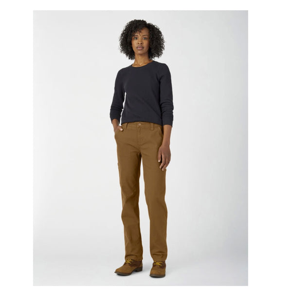 Dickies Stretch Duck Women's Carpenter Work Pant FD2700 - Brown