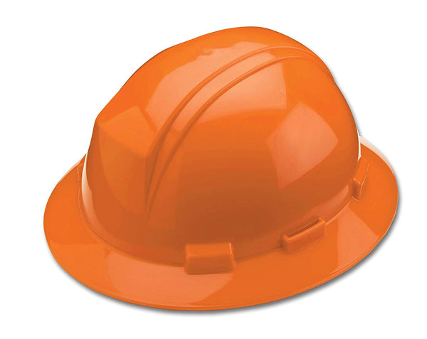 Full Brim Hard Hat With Accessory Slots - Orange