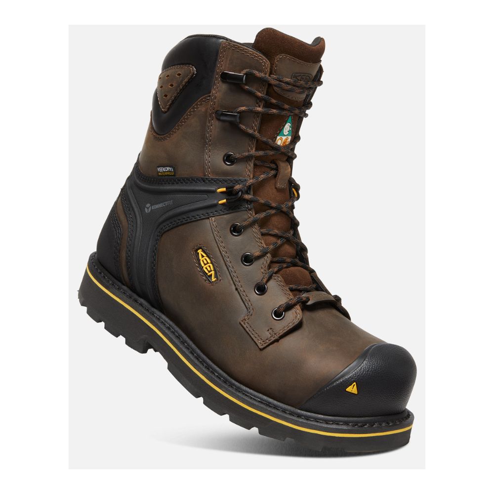 Keen Abitibi II Men's 8" Waterproof Composite Toe Work Boot 1026789 - Brown