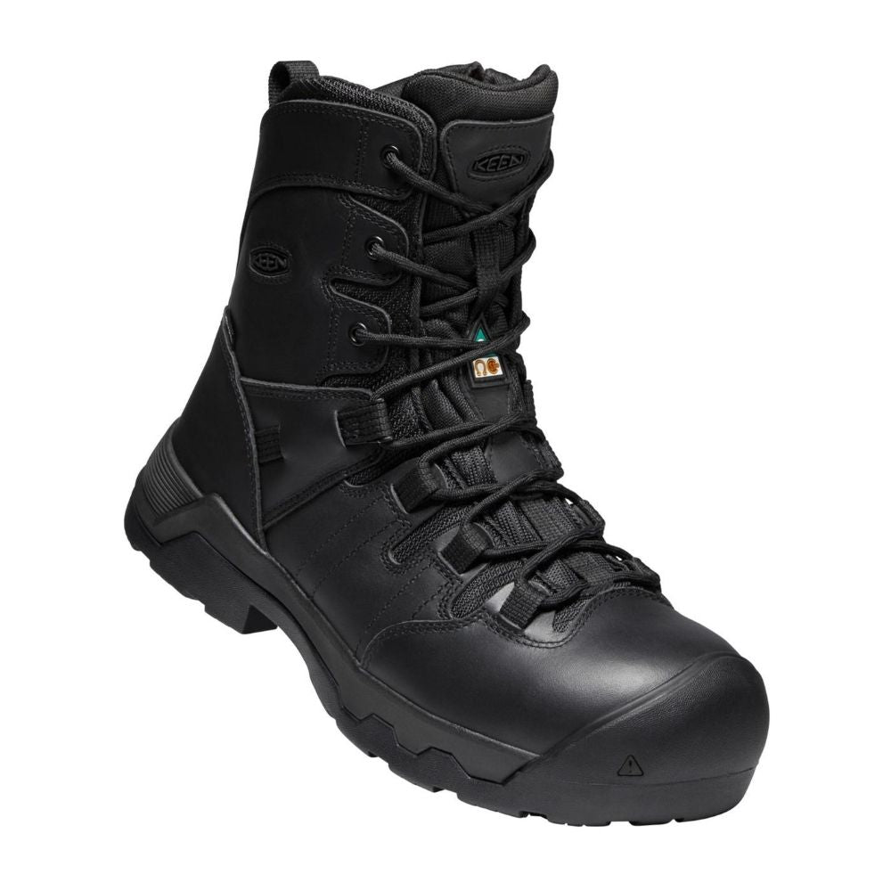 Keen Oshawa Men's 8 Inch Waterproof Composite Toe Work Boot With Side Zip - 1022107