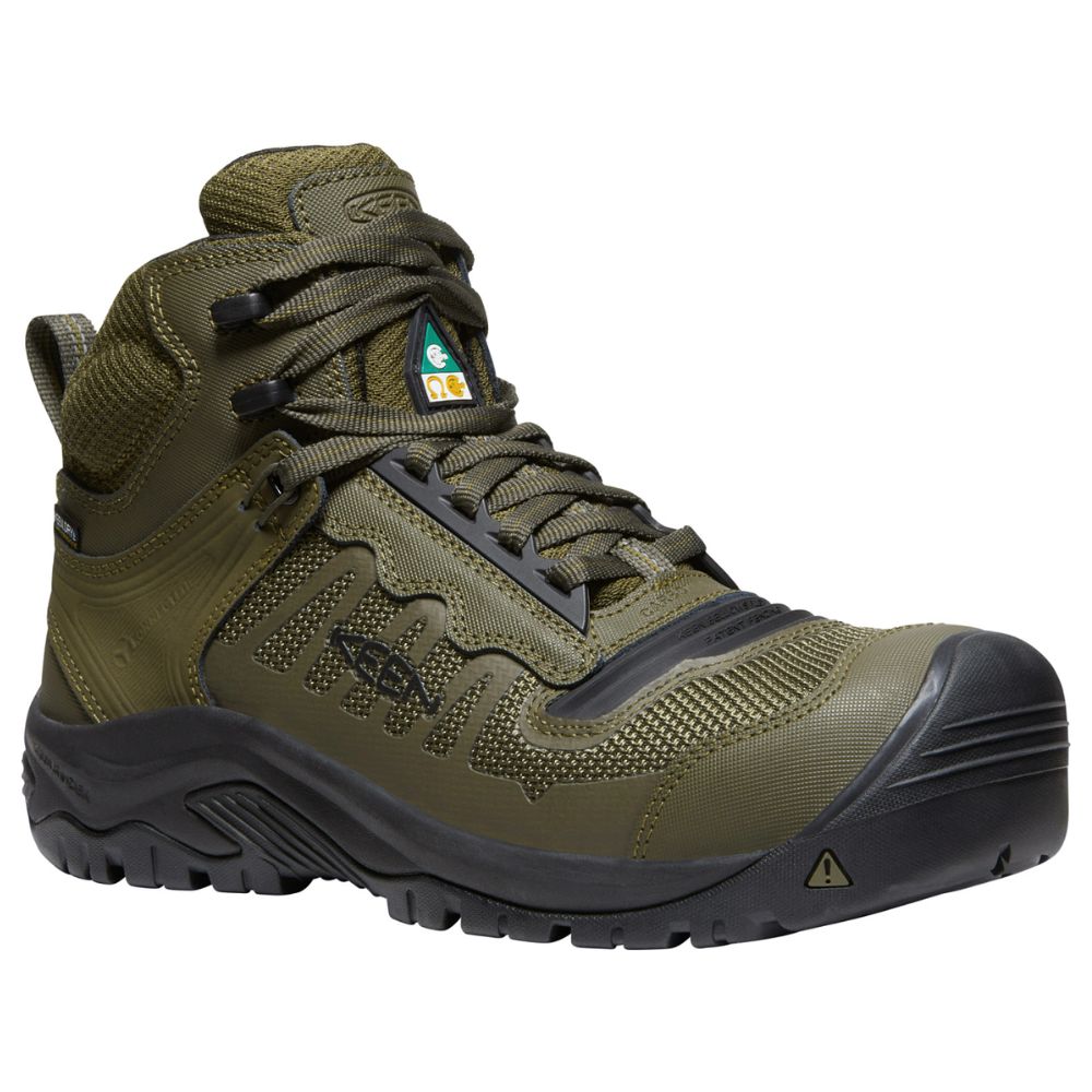 Keen Reno MID Men's Athletic Waterproof Composite Toe Work Shoe 1027118 - Green