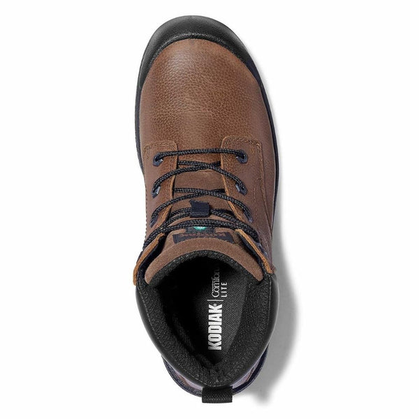 Kodiak Greb Men's 6" Steel Toe Work Boot KD0A4TH4BRN - Brown