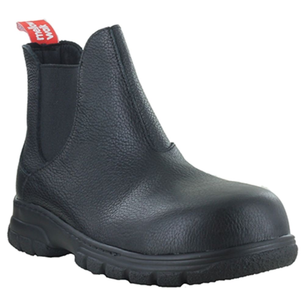 Mellow Walk Maddy Women's Composite Toe Pull On Work Boot Black 4461