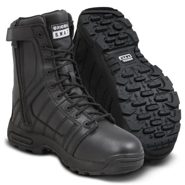 Original SWAT Metro Air 123401 Unisex 9" Insulated Boot with Side Zip - Black