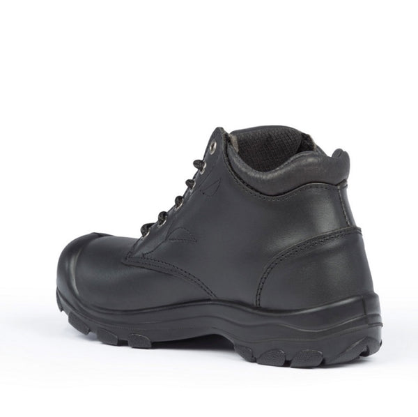 P&F S559 Women's 6" Steel Toe Leather Work Boot - Black