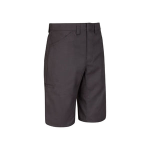 Red Kap Mens Lightweight Crew Work Shorts Grey Front