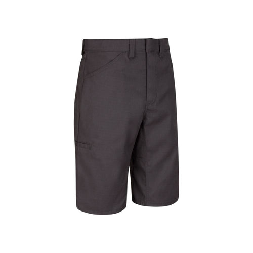 Red Kap Mens Lightweight Crew Work Shorts Grey Front