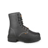 STC Metpro Unisex 8" Steel Toe Work Boots with Internal Metguard - Black 22002