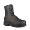 STC Metpro Unisex 8" Steel Toe Work Boots with Internal Metguard - Black 22002