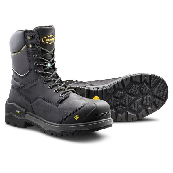 Terra Gantry Men's 8" WP Composite Toe Work Safety CSA Boot TR0A4NRQBLK - Black