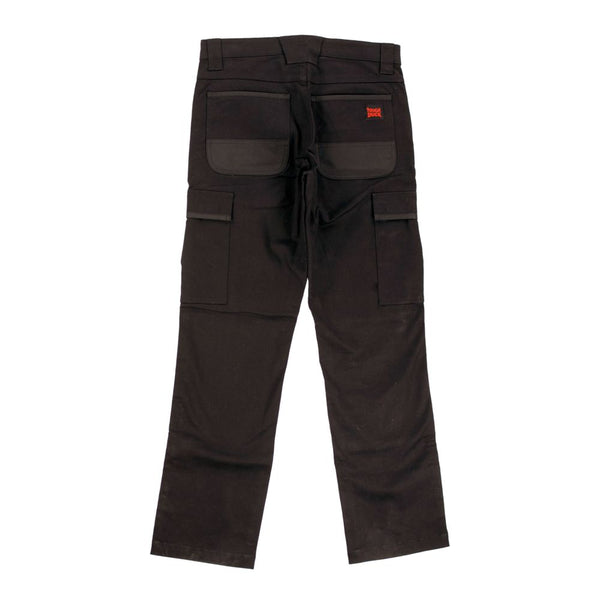 Tough Duck Women’s 360° Stretch Waist Cargo work Pant WP10 - Black