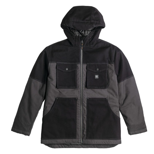 Walls Men's Edgewood Waterproof Duck Insulated Work Coat - Black YC12