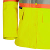 Women's Pioneer High-Visibility Waterproof Rain Work Jacket - Yellow