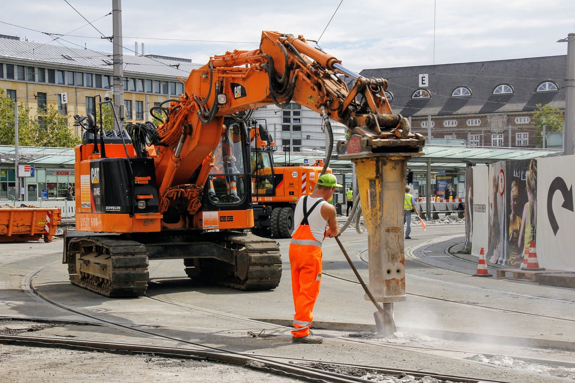 Man on Construction Site