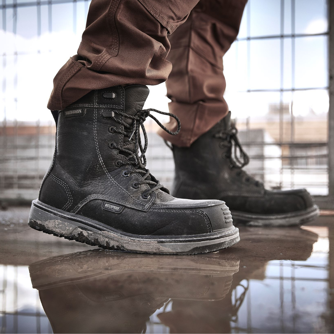 Wedge Sole Boots