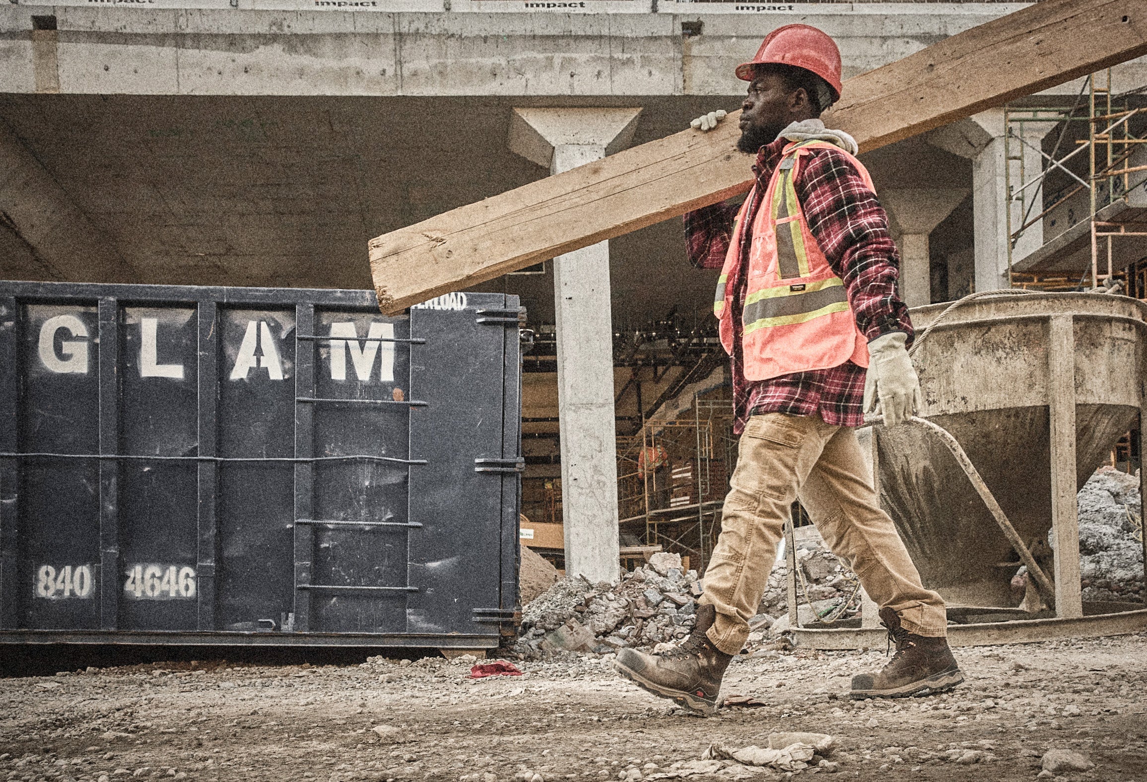 Atlas Guardian Men's FR Hi-Vis Winter Parka 2191RB - Royal Blue