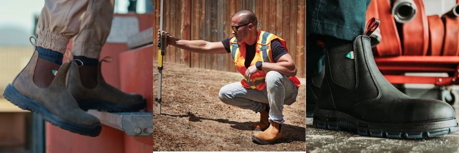 Pull-On Work Boots