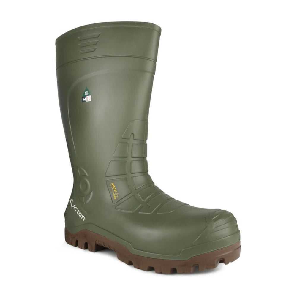 Acton Bering 15" Unisex Insulated Composite Toe Rubber Work Boot with Internal MET Guard A4154-15 - Green
