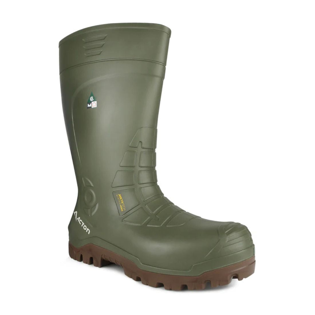 Acton Bering 15" Unisex Insulated Composite Toe Rubber Work Boot with Internal MET Guard A4154-15 - Green