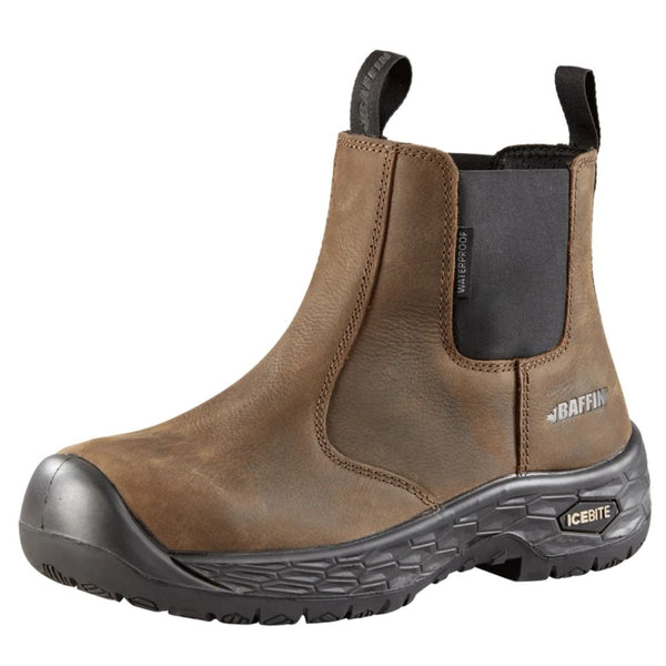 Baffin Ice Crew Men's Winter Pull-On Composite Toe Work Boot HERO-MP03BR - Brown