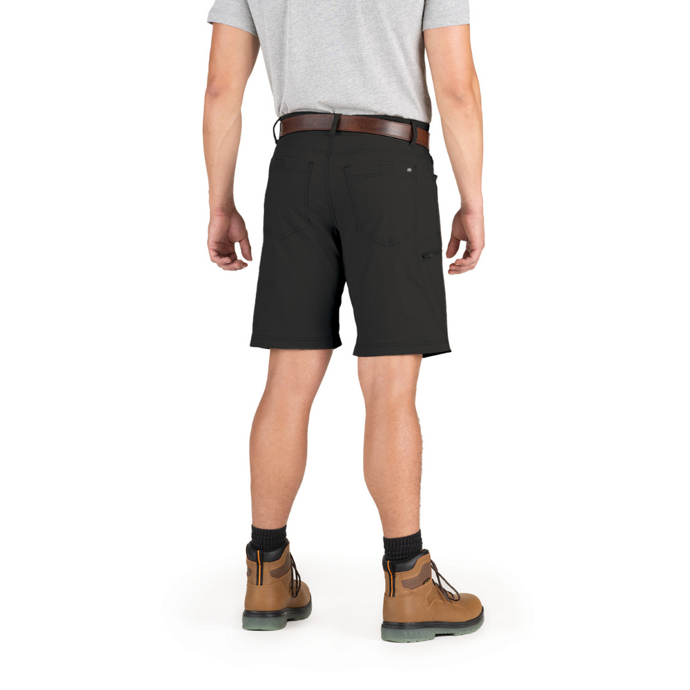 Berne Men's 10" Lightweight Flex Pro Short S813 - Black