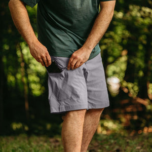 Berne Men's 10" Lightweight Flex Pro Short S813 - Smoke Grey