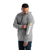 Berne Men's Signature Sleeve Hooded Pullover SP402 - Grey