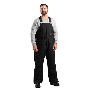 Berne Icecap Men's Insulated Work Bib Overall NB834 - Black