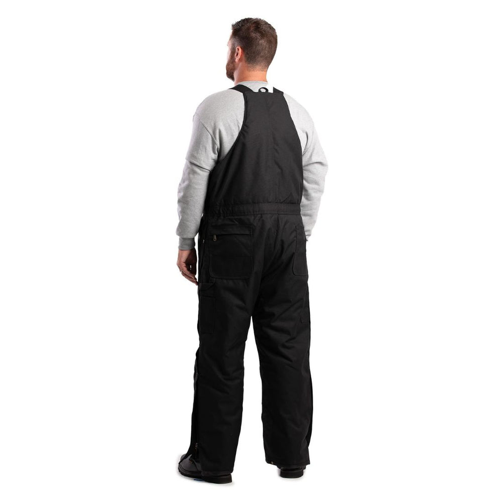 Berne Icecap Men's Insulated Work Bib Overall NB834 - Black
