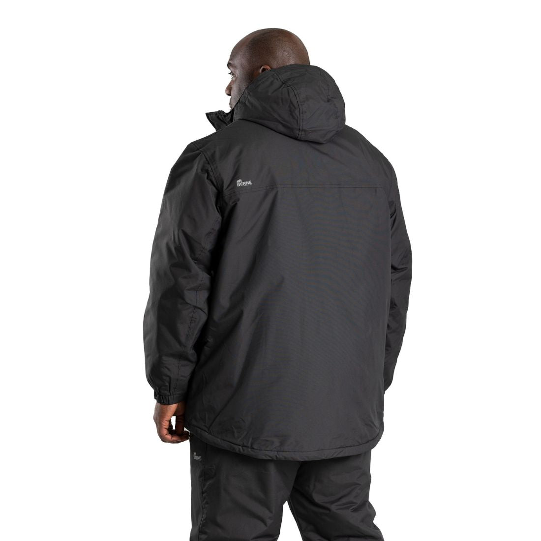 Berne Men s Coastline Waterproof Insulated Storm Jacket RJ27 Black Work Authority