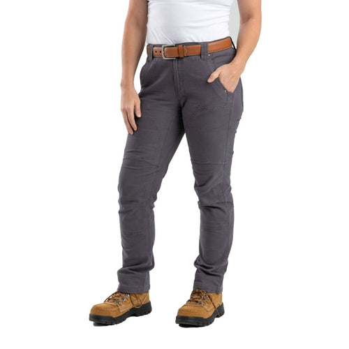 Berne Women's Flex Softstone Double-Front Duck Pant WP922 - Titanium