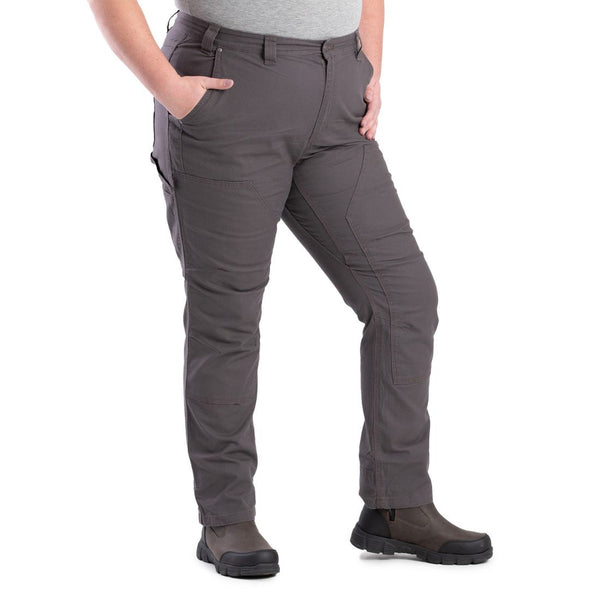 Berne Women's Flex Softstone Double-Front Duck Pant WP922 - Titanium