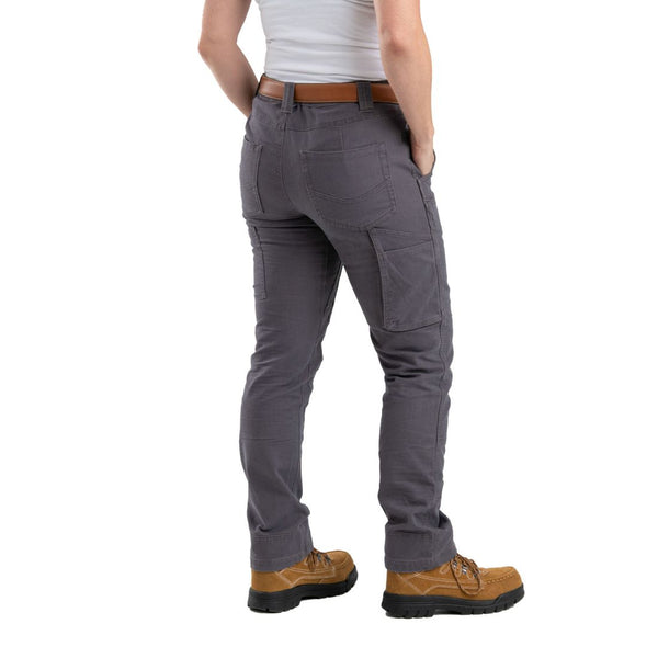 Berne Women's Flex Softstone Double-Front Duck Pant WP922 - Titanium