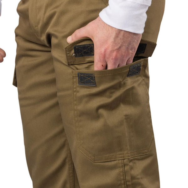Big Bill FLEX Men's Cargo Work Pants 3085 - Military Green