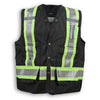 Big K Hi-Vis Surveyor's Vest - Black BK402BK