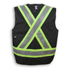 Big K Hi-Vis Surveyor's Vest - Black BK402BK