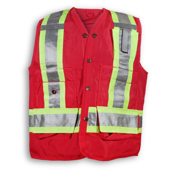 Big K Hi-Vis Surveyor's Vest - Red BK402RD