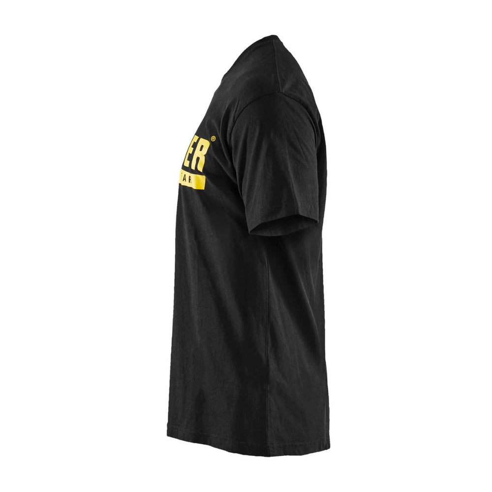 Blaklader Men's Short Sleeve Work T-Shirt 3555 - Black/Yellow
