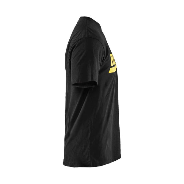 Blaklader Men's Short Sleeve Work T-Shirt 3555 - Black/Yellow