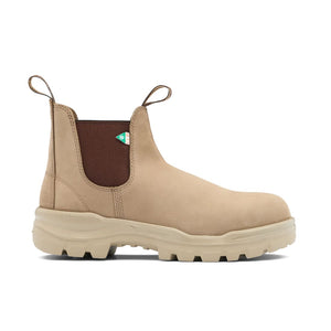 Blundstone Rotoflex 8303 Unisex Slip-on Composite Toe Work Safety Boot - Stone