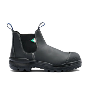 Blundstone Rotoflex 9301 Unisex Slip-on Insulated Composite Toe Work Safety Boot - Black