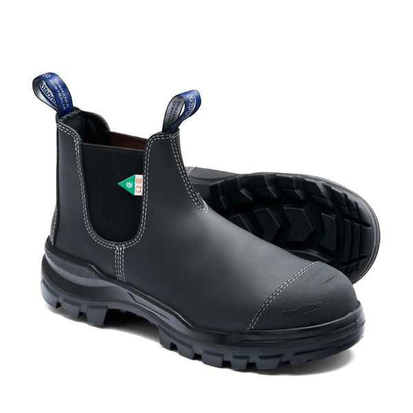 Blundstone Rotoflex 9301 Unisex Slip-on Insulated Composite Toe Work Safety Boot - Black