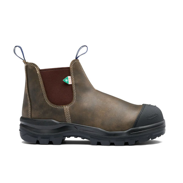 Blundstone Rotoflex 9302 Unisex Slip-on Insulated Composite Toe Work Safety Boot - Brown