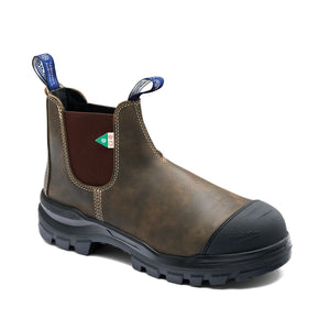 Blundstone Rotoflex 9302 Unisex Slip-on Insulated Composite Toe Work Safety Boot - Brown